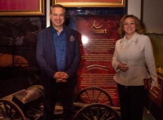 5-2-2021 Visiting our museum, T.C. We thank the Deputy Minister of CultureTourism Özgül Özkan Yavuz.